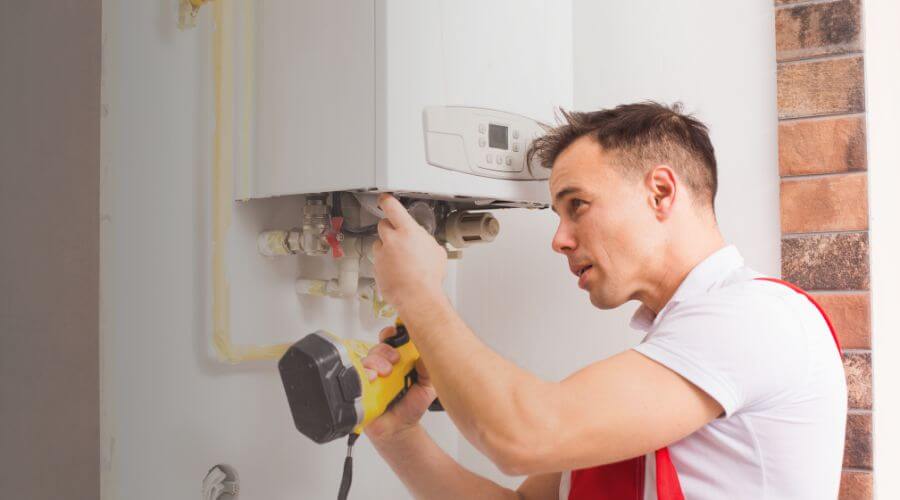 Local tankless water heater installation in Keldron, SD